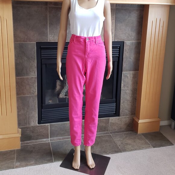 NWT! STYLUS - Fuchsia pink skinny jeans (US 32 Waist/Size:14) - Picture 3 of 8